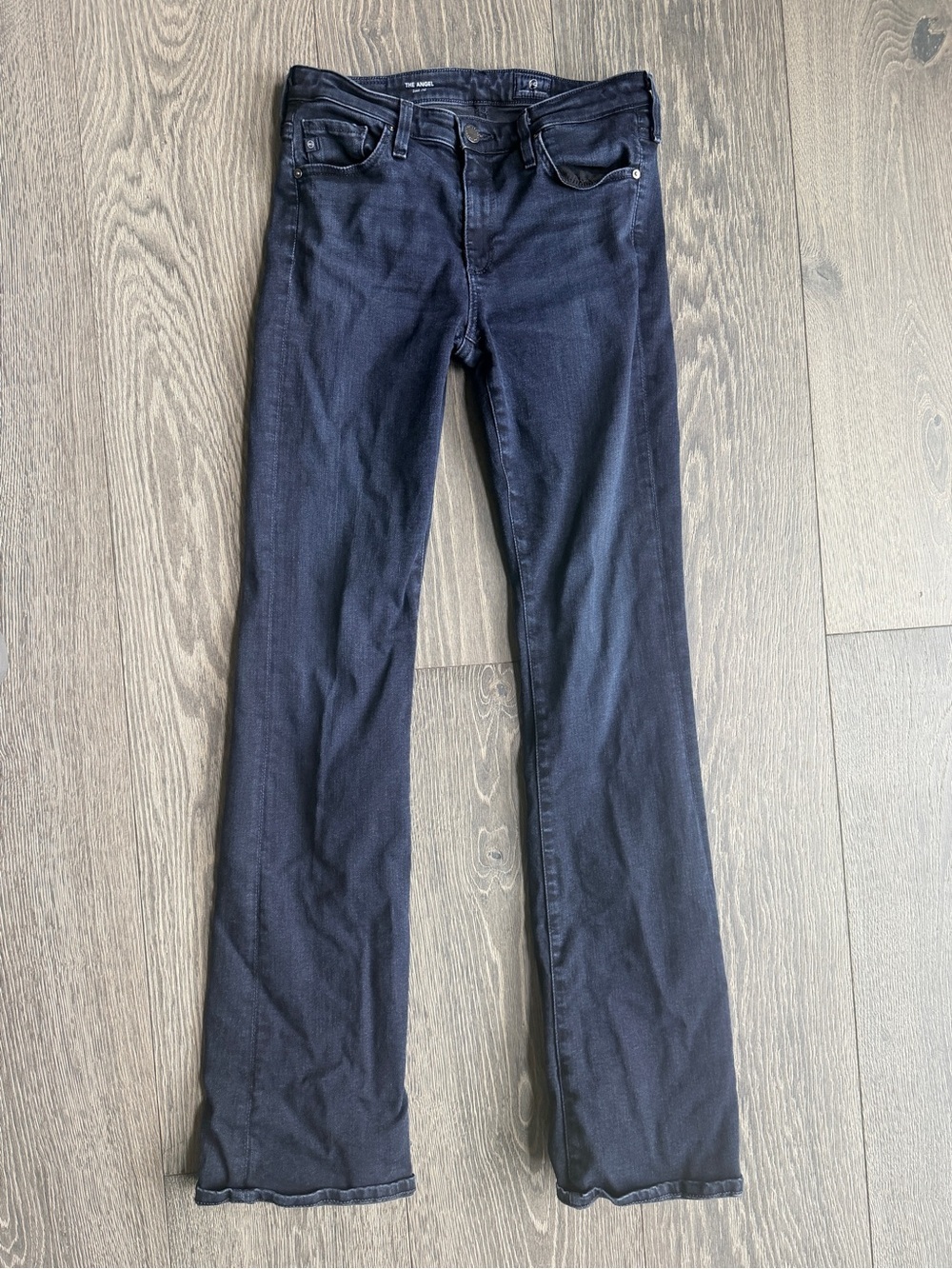 AG Jeans Adriano Goldschmied The Angel Bootcut Jean in Dark Wash Size 26